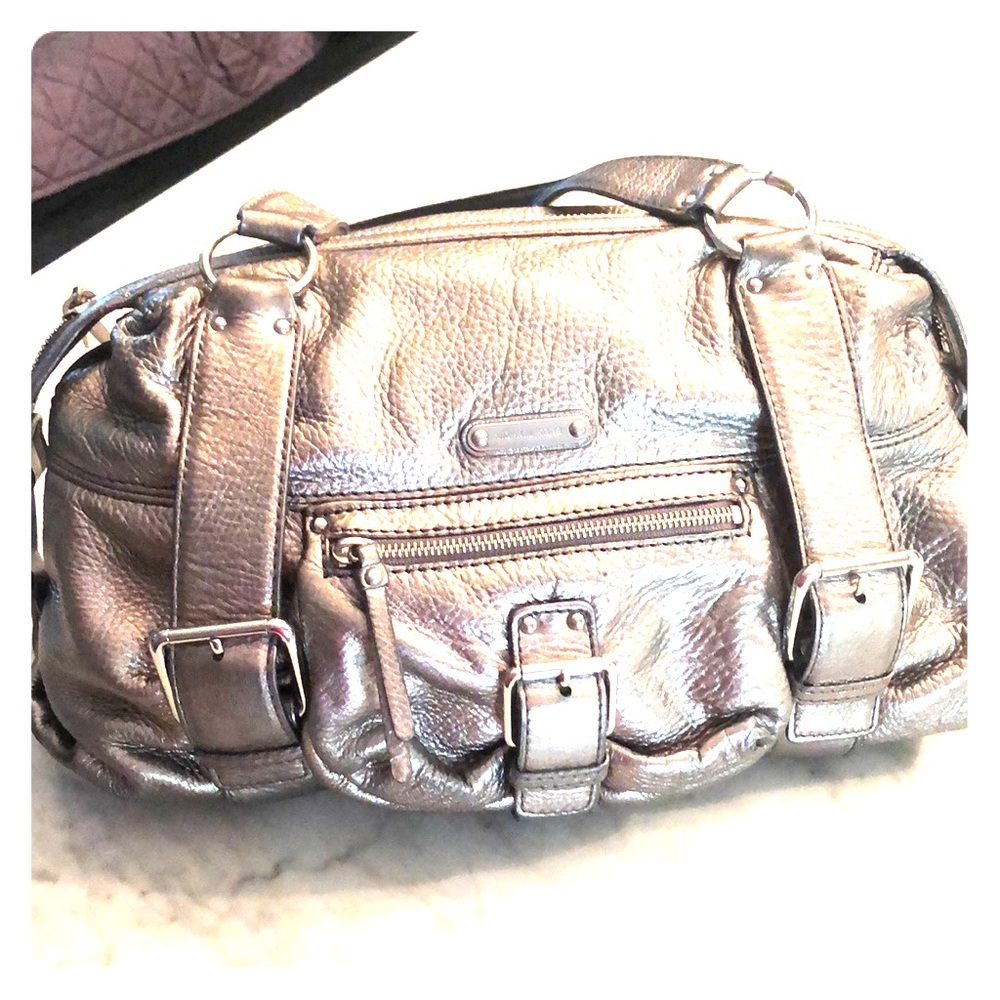 Michael Kors purse in silver leather